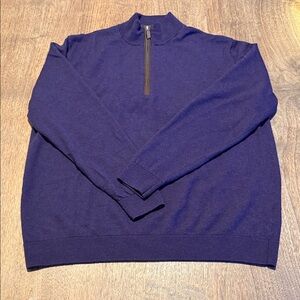 *NWOT* HART SCHAFFNER MARX Merino 1/4-Zip - XL